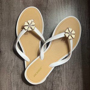 Joe Boxer Flower Embellished Thong Sandal
